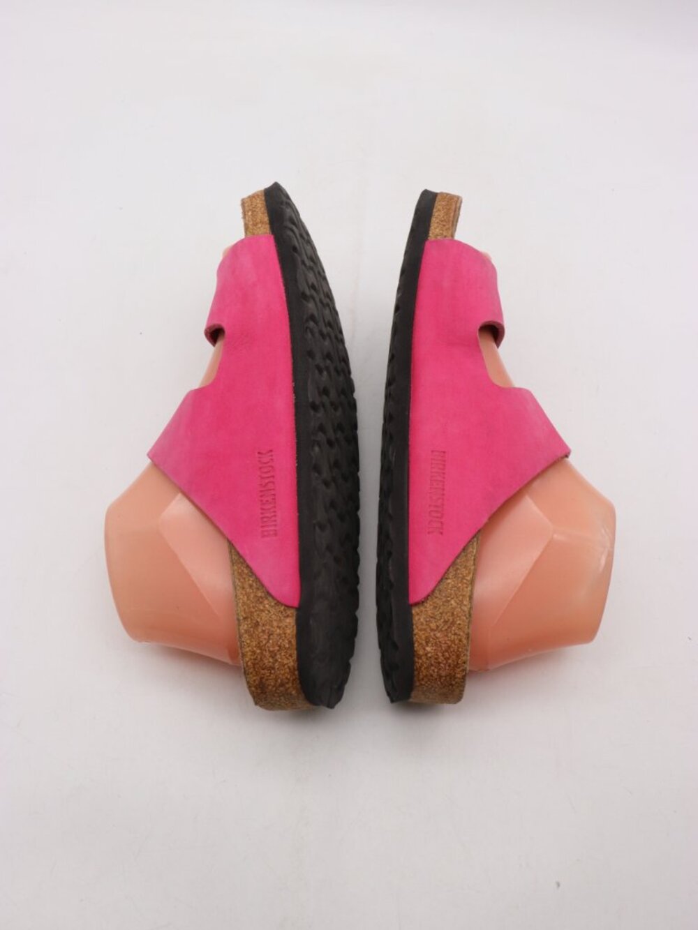 Birkenstock Arizona Women's EU 40 US 9 Soft Footbed Pink Leather Buckle Sandals - Picture 6 of 9